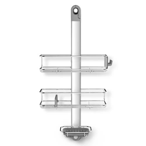 Simplehuman Adjustable Shower Caddy In Silver