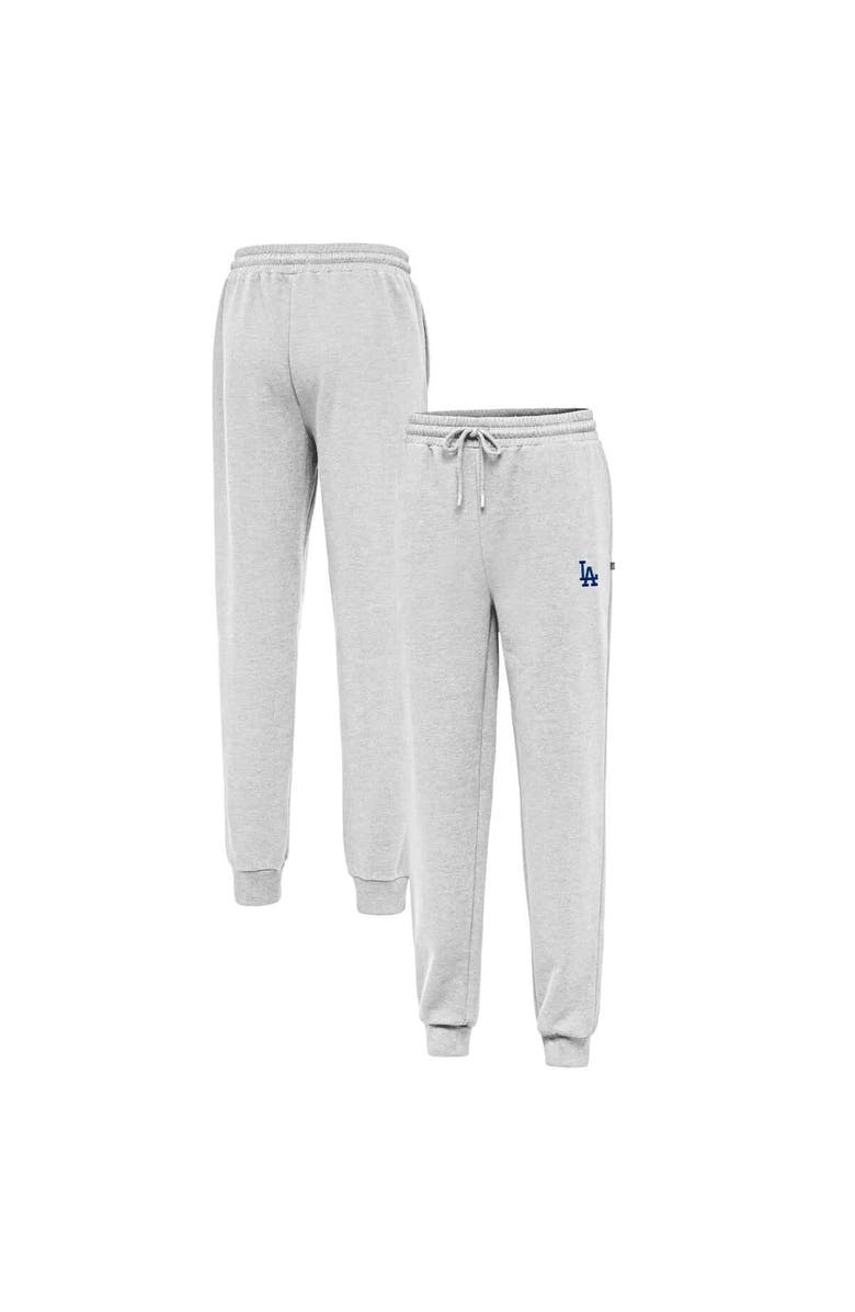 ANTIGUA Men's Antigua Heather Gray Los Angeles Dodgers Idol Jogger Pants, Alternate, color, Heather Gray