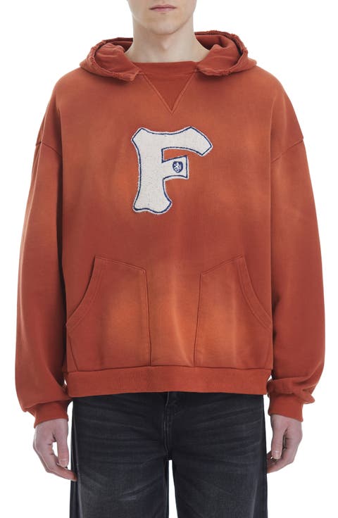 Tie Dye Cotton Graphic Hoodie