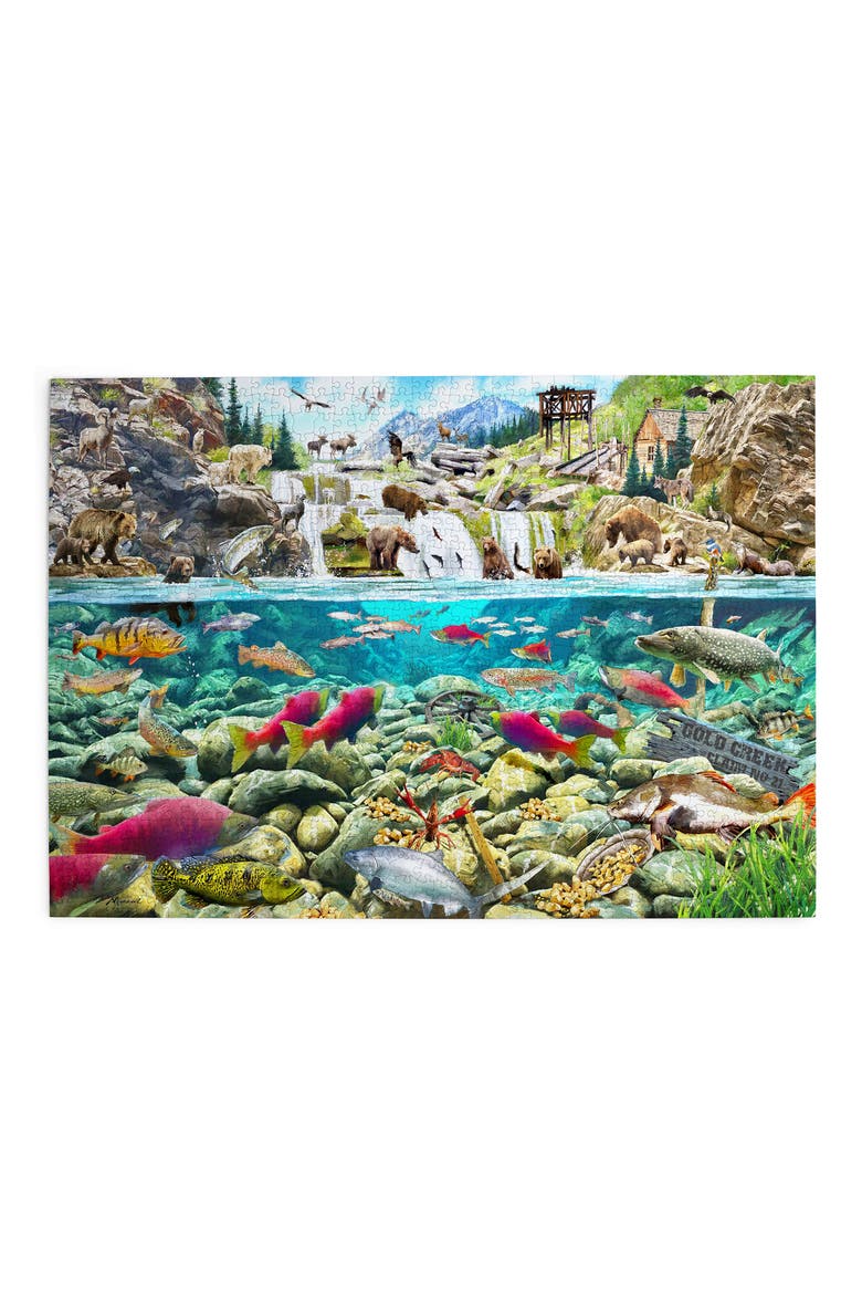 Gold Creek 1,000-Piece Jigsaw Puzzle, Main, color, MULTI