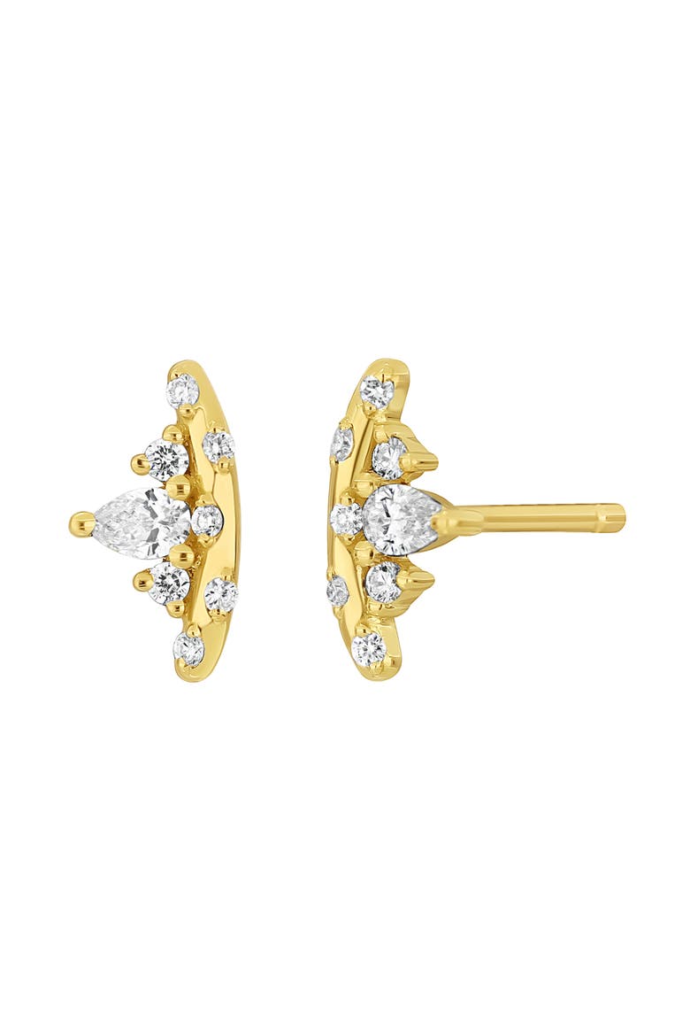 Solstice Dainty Stud Earrings, Main, color, 18K YELLOW GOLD