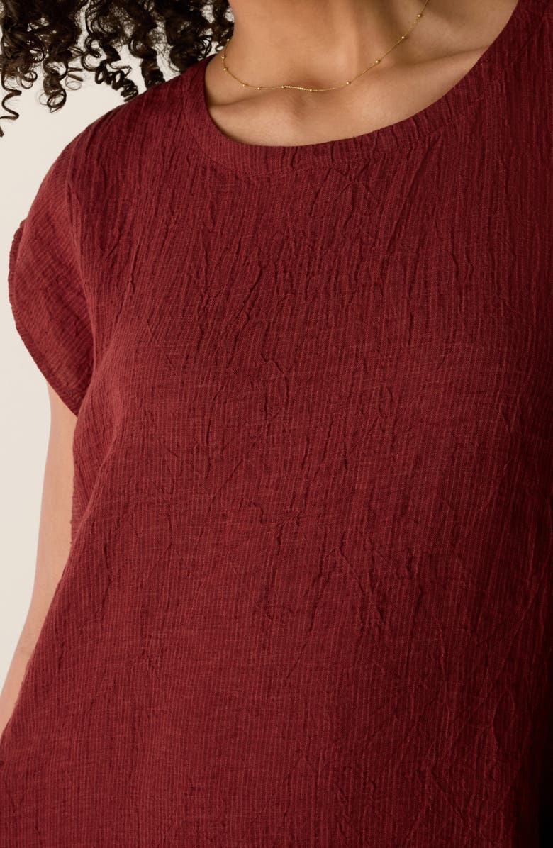 Eileen Fisher Linen Shift Dress, Alternate, color, 