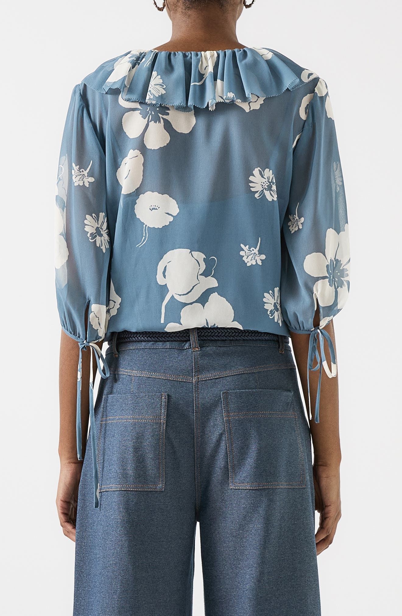 Rumi Ruffle Print Top - image 2