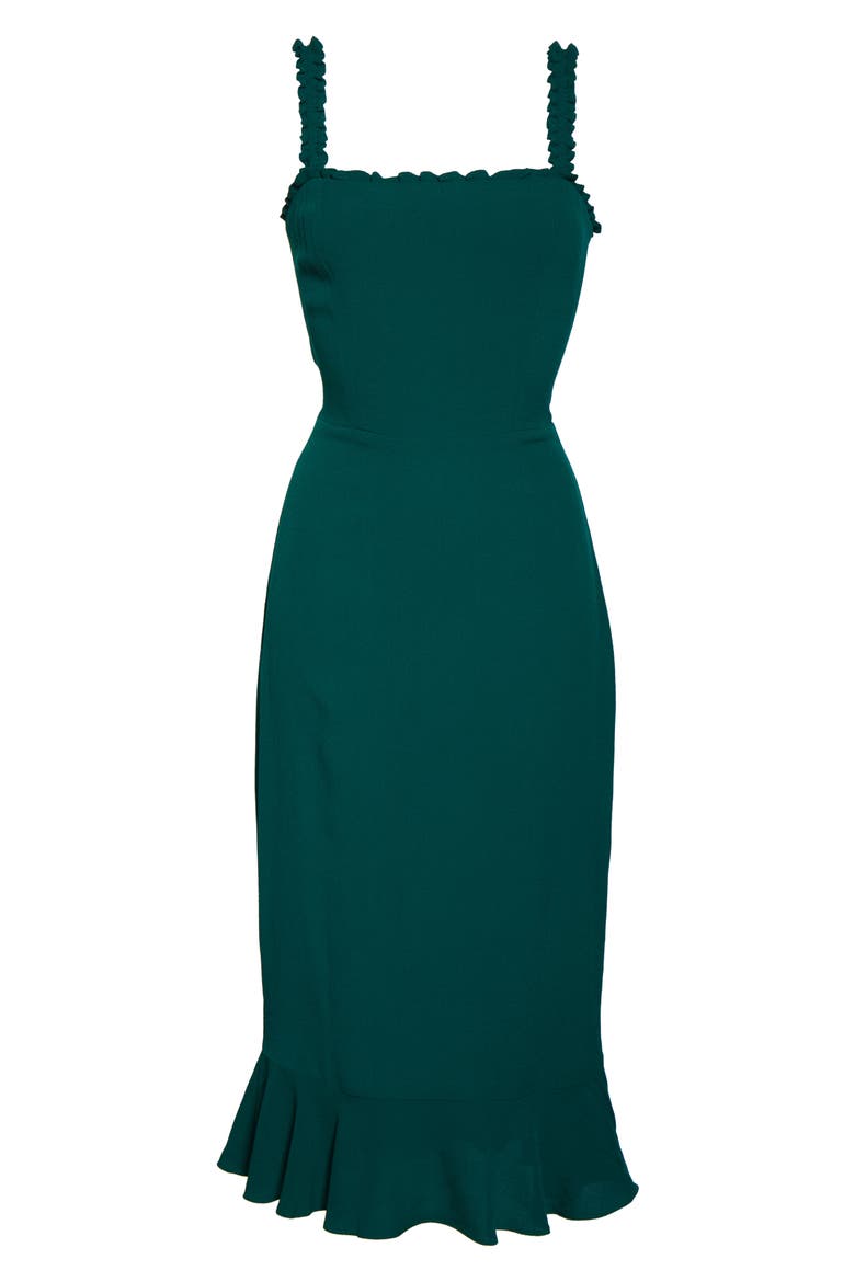 Wilshire Body-Con Dress, Alternate, color, EMERALD
