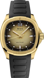 MIDO Multifort TV Big Date Automatic Bracelet Watch, 39.2mm x 40mm