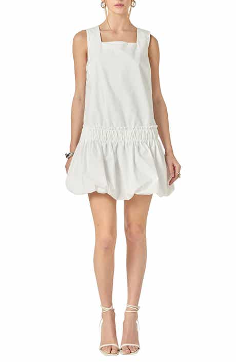 English Factory Bubble Skirt Sleeveless Minidress