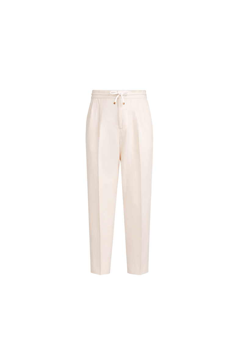 Trousers with drawstring, Alternate, color, Off-White
