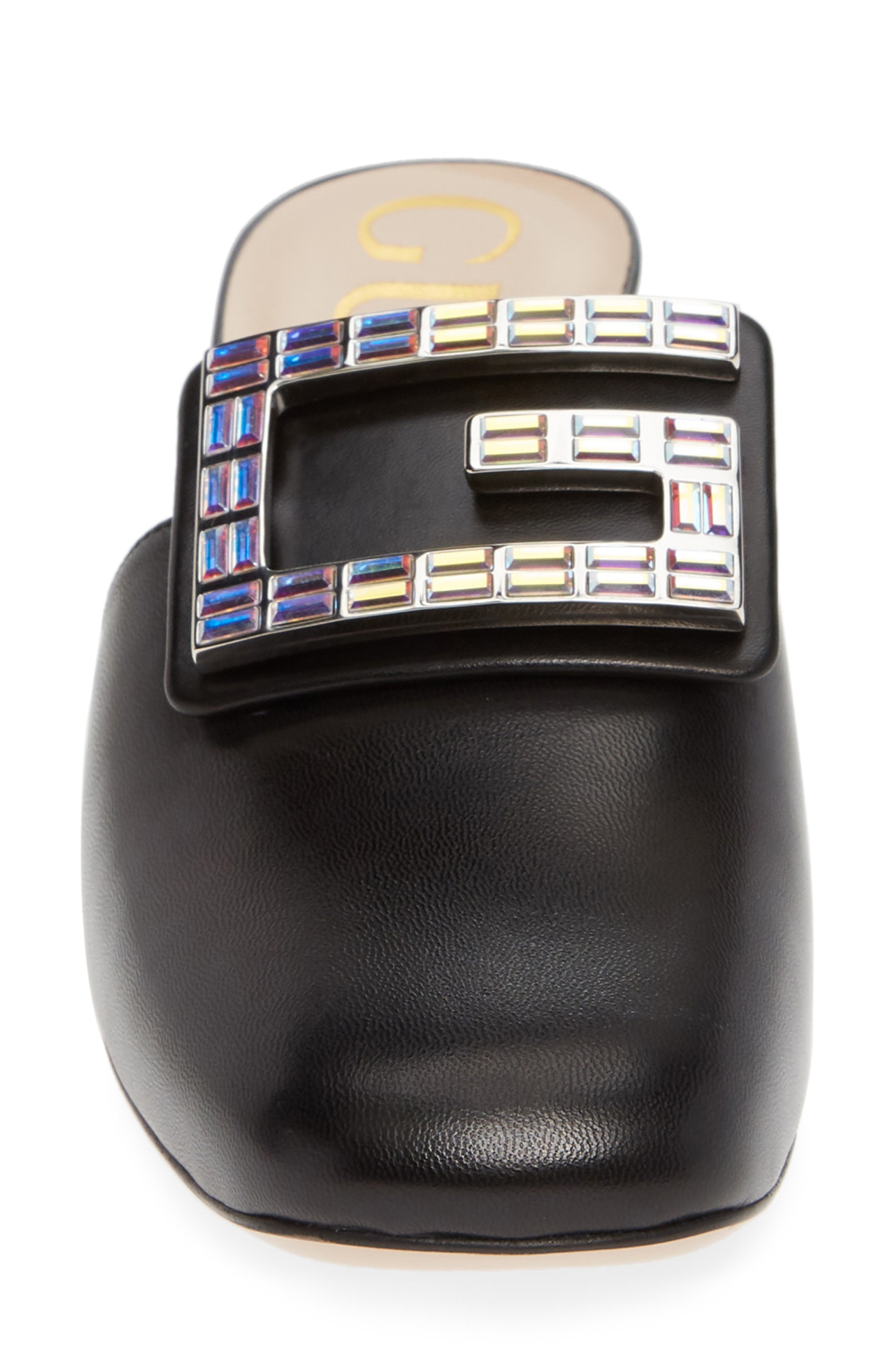 Gucci Madelyn Crystal G Mule, Alternate, color, 