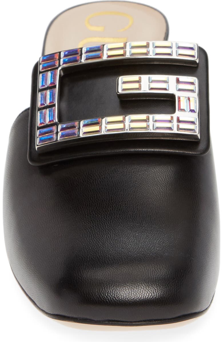 Gucci Madelyn Crystal G Mule, Alternate, color,
