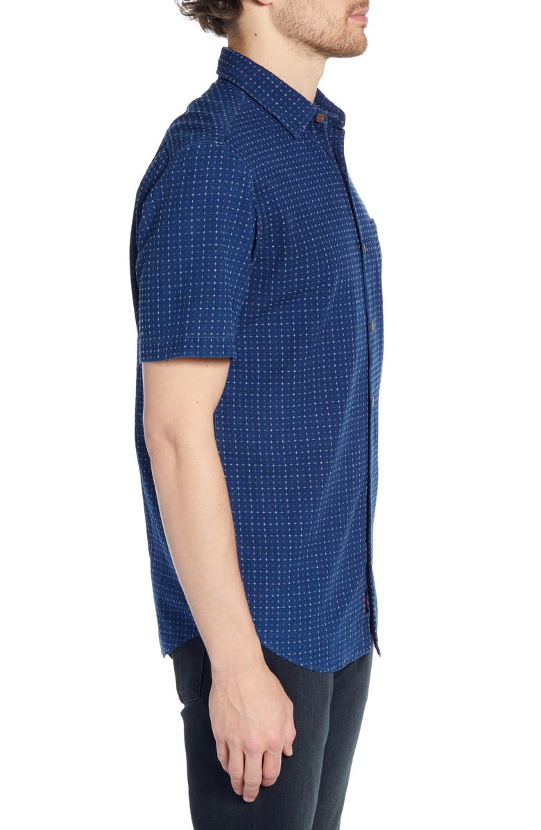Faherty Coast Regular Fit Print Organic Cotton Shirt, Alternate, color, 