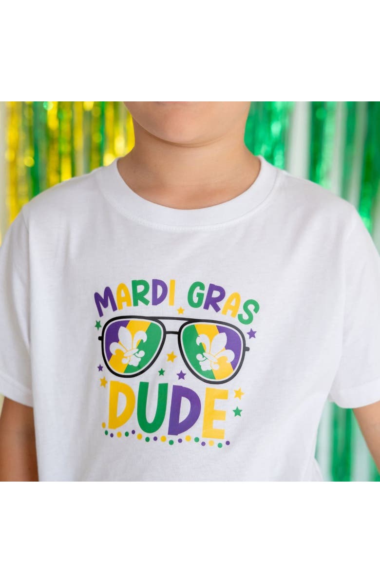 Sweet Wink Mardi Gras Dude Short Sleeve T-Shirt, Alternate, color, 