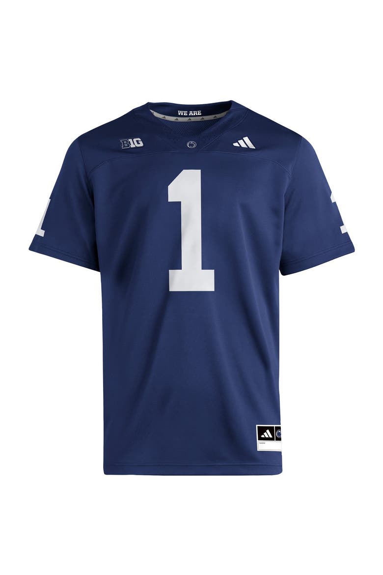 Men's adidas #1 Navy Penn State Nittany Lions Home Premier Jersey, Alternate, color, Navy