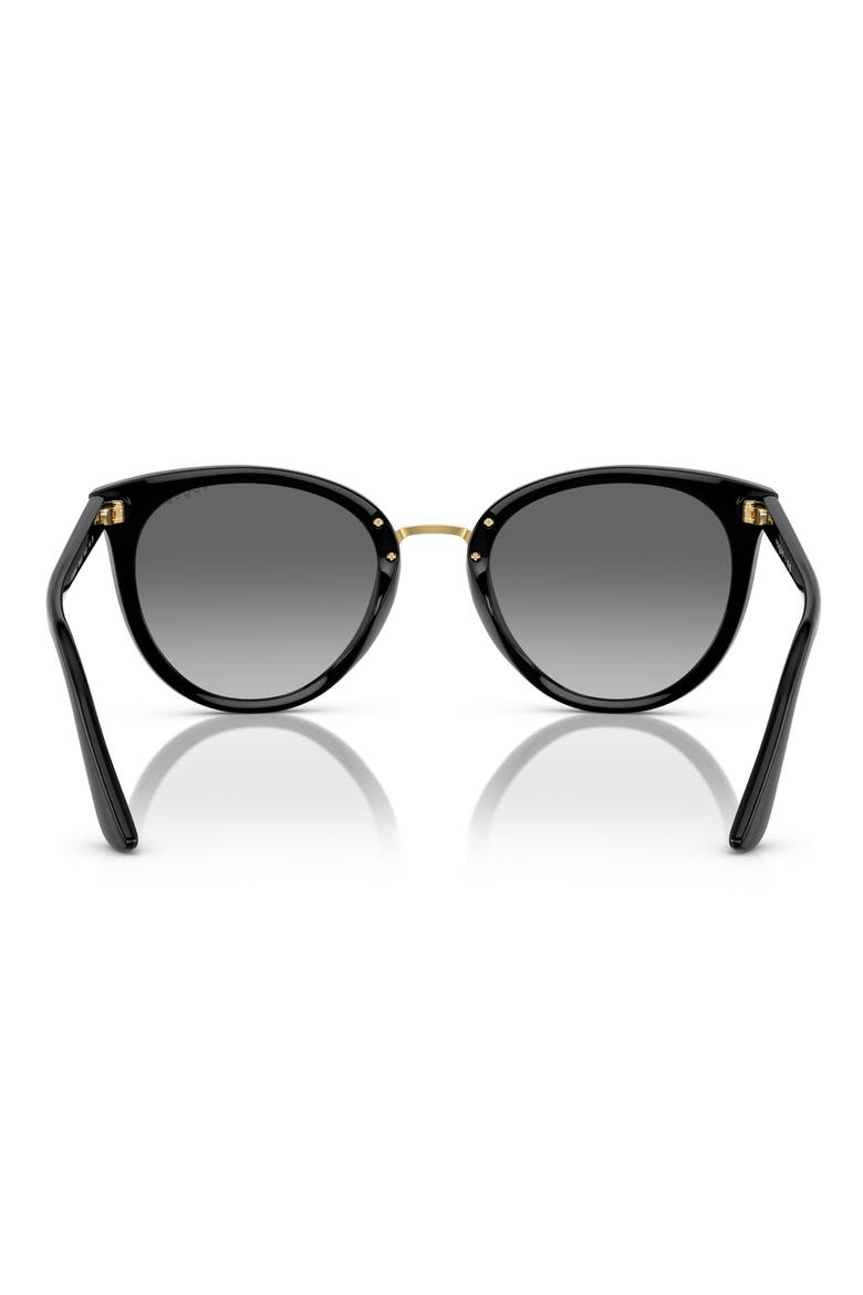 VO5230S 54mm Gradient Butterfly Sunglasses, Alternate, color, BLACK / GREY GRADIENT
