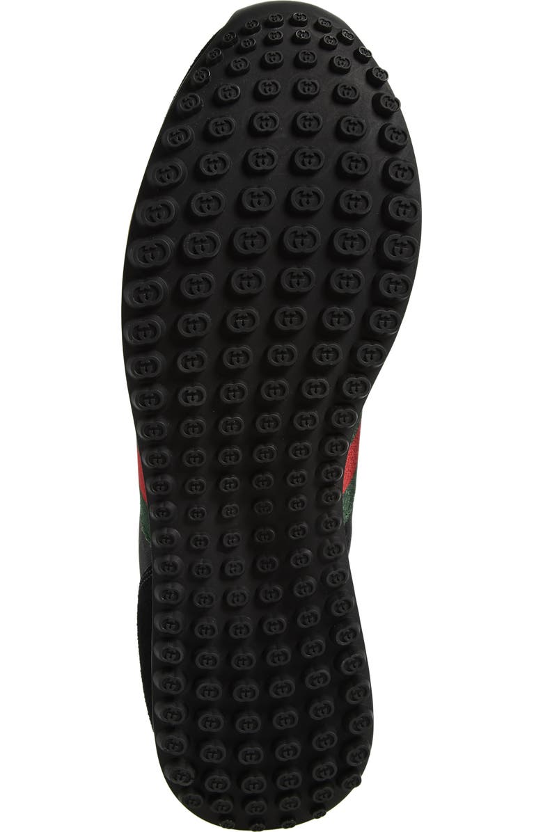 Gucci Nora Re-Motion Web Stripe Sneaker, Alternate, color, Black