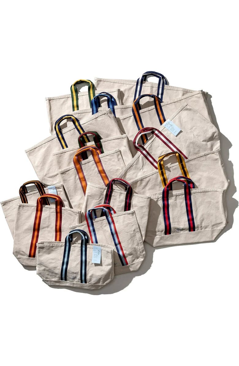 PUEBCO College Tote Bag - Library, Alternate, color, Brown X White