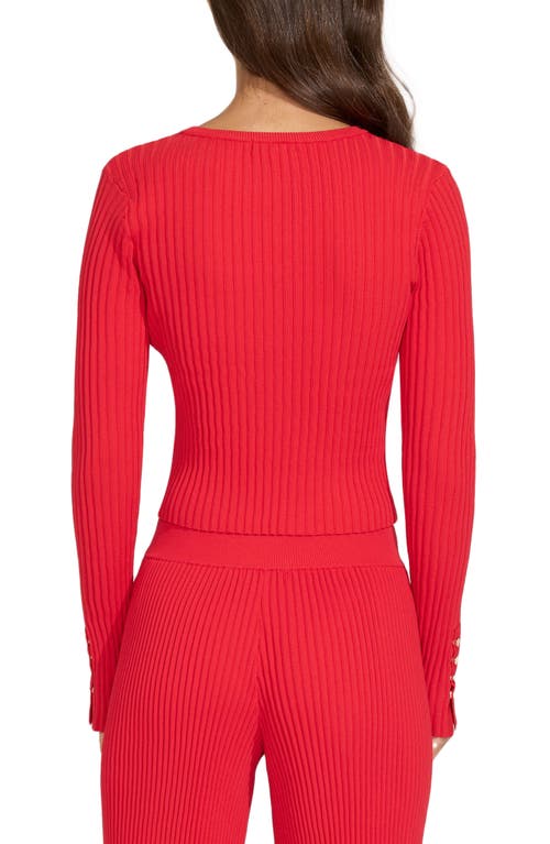 Solid & Striped The Landman Sweater In Fiery Red