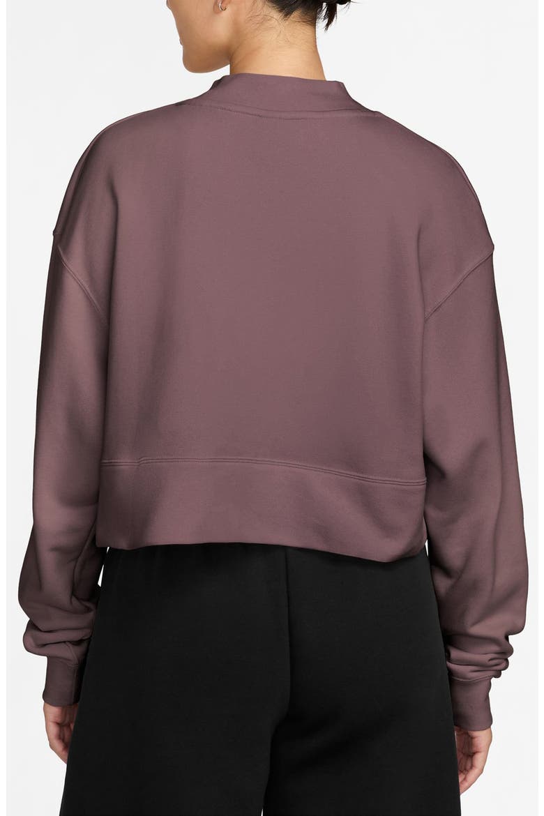 Loose Fleece Cardigan, Alternate, color, TATTOO/ WHITE