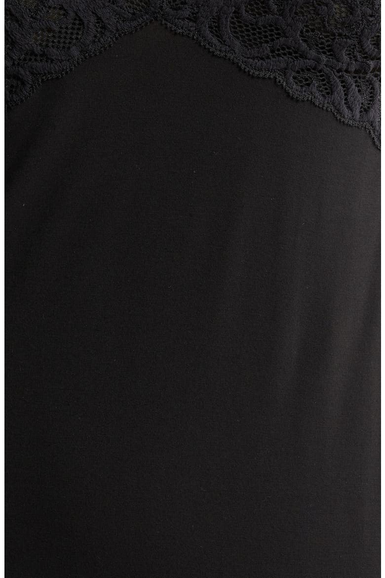 Feathers Essentials Chemise, Alternate, color, BLACK