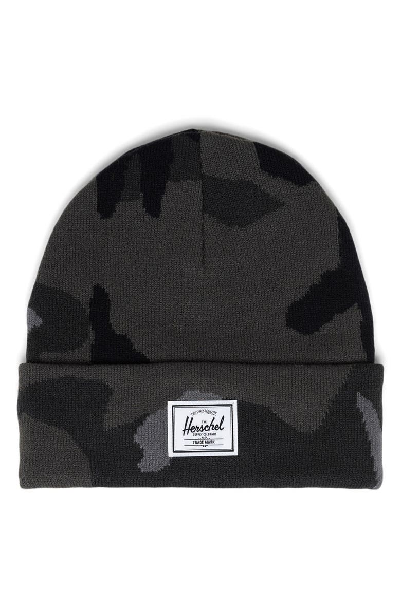Herschel Supply Co. Elmer Camo Beanie, Main, color, Night Camo