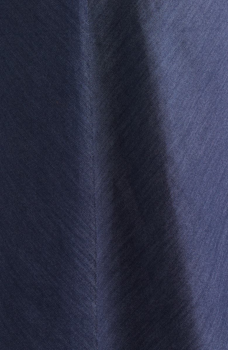 Cinq à Sept Adira Strapless Denim Dress, Alternate, color, Indigo