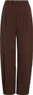 KITTENISH Barrel Pinstripe High Waist Trousers