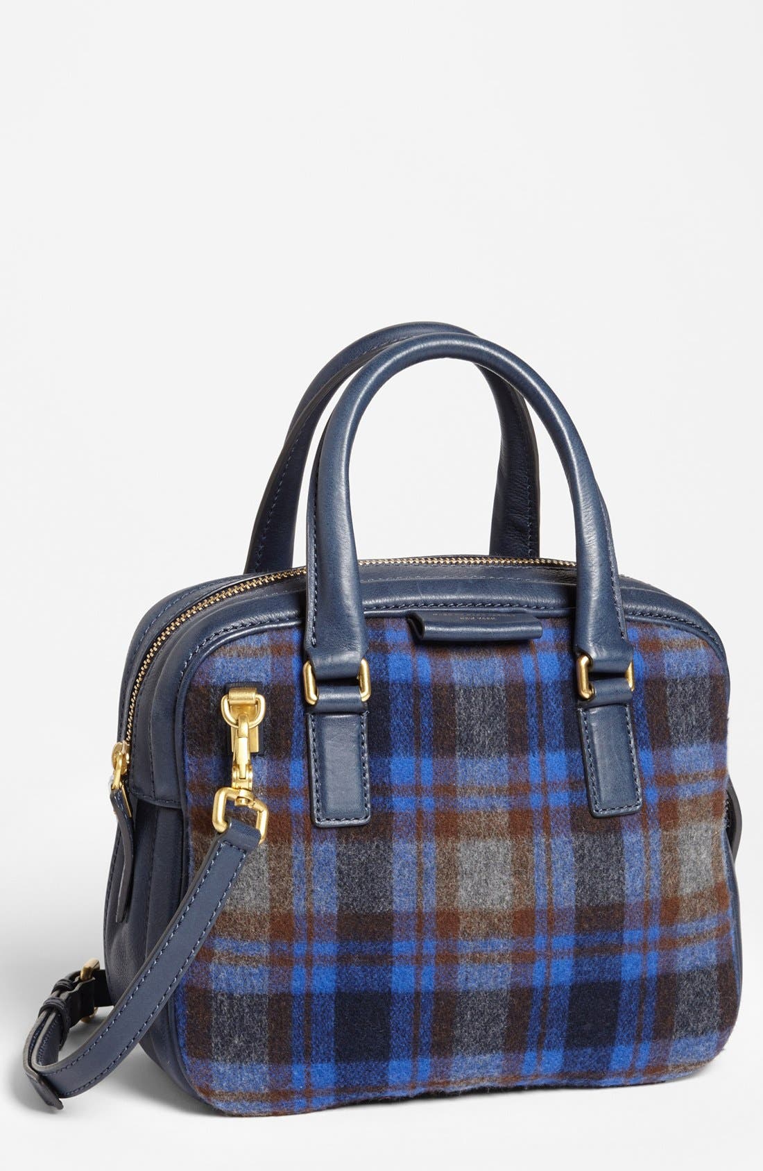 MARC BY MARC JACOBS 'Clover' Satchel, Main, color, LETRA BLUE MULTI