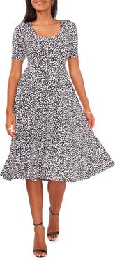 Chaus Floral Print Midi Dress