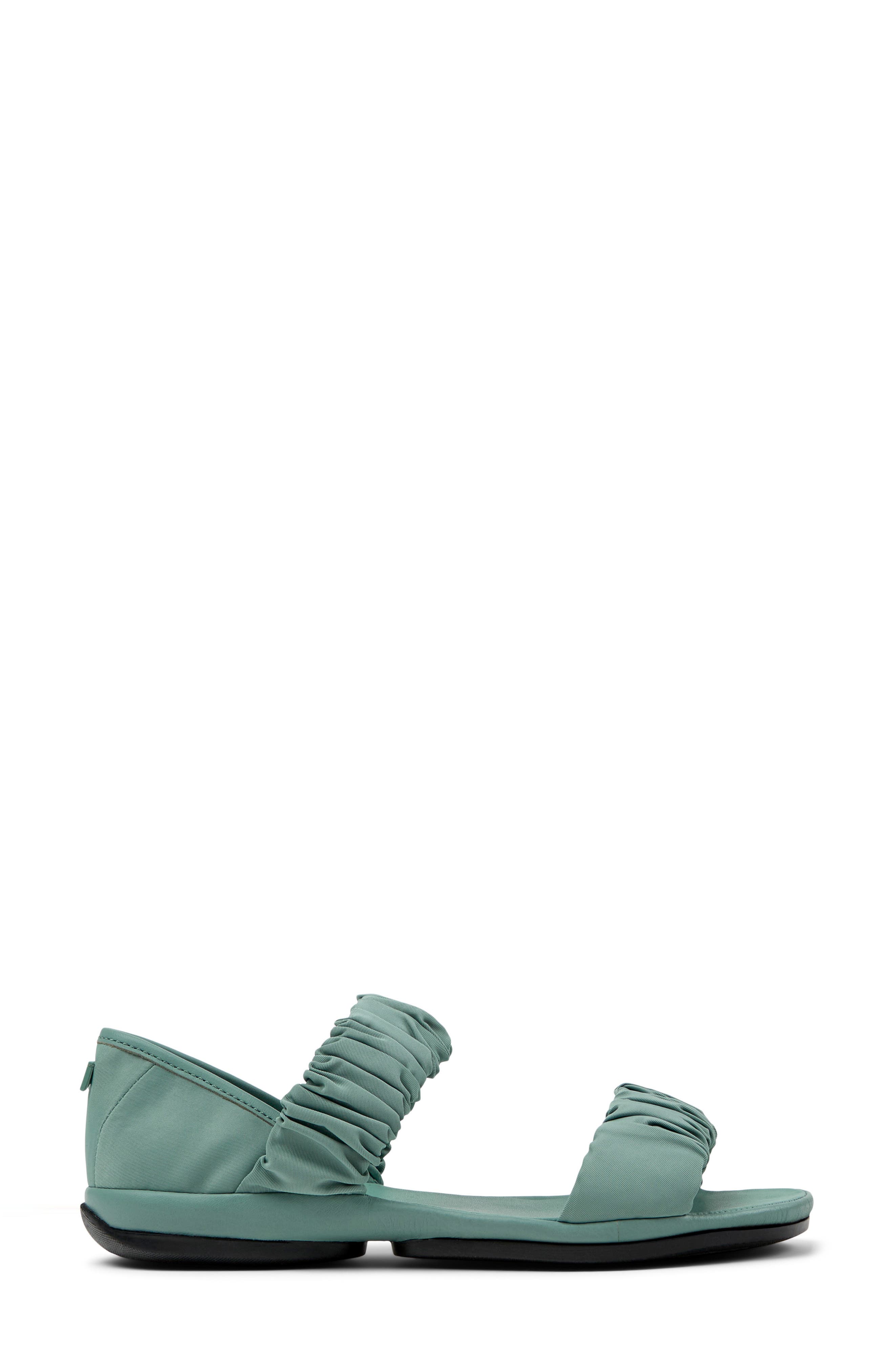 Right Nina Ballet Flat, Alternate, color, MEDIUM GREEN