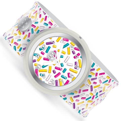 Slap Watch Sprinkles 9 Inch Silicone Slap Band