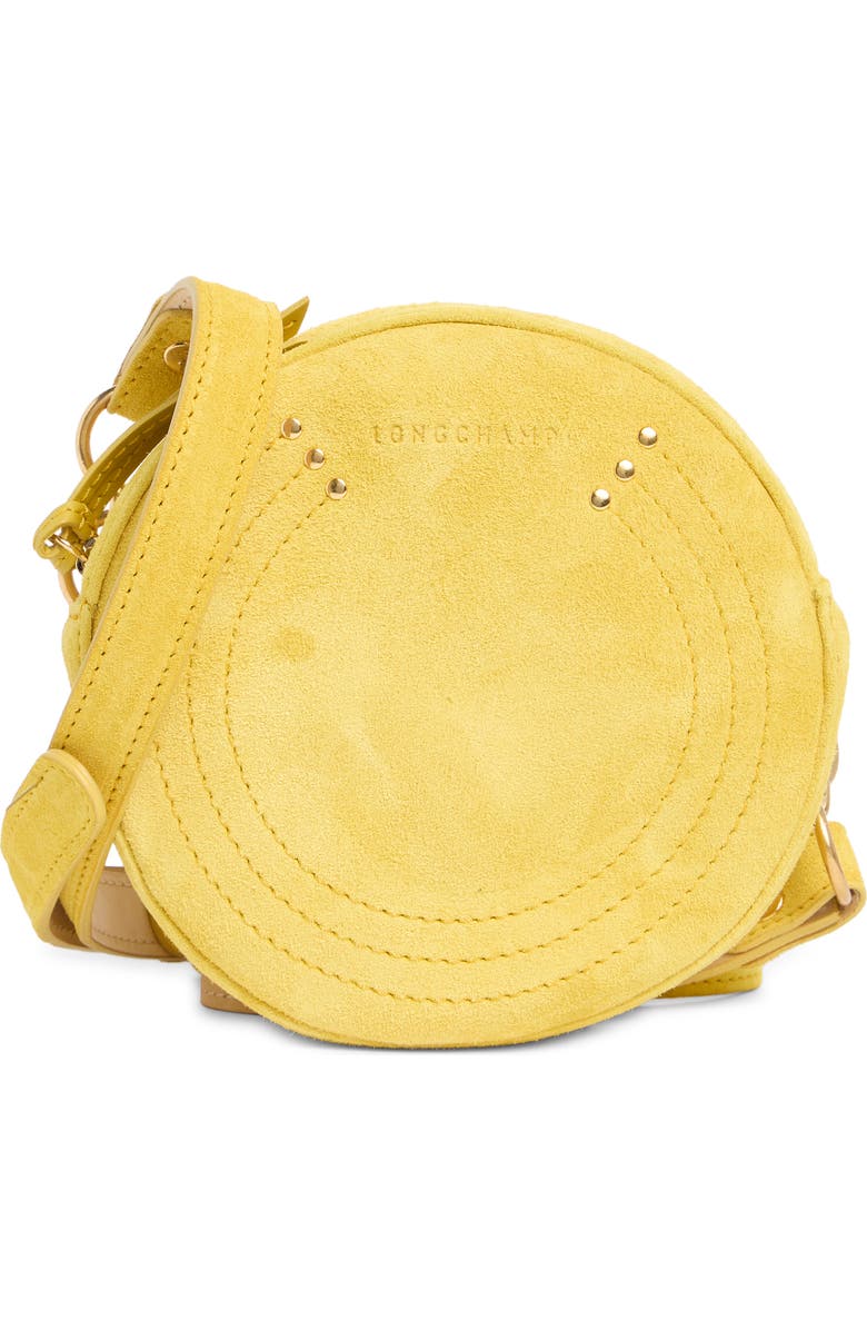 Longchamp Cavalcade Suede Belt Bag, Main, color, Acid