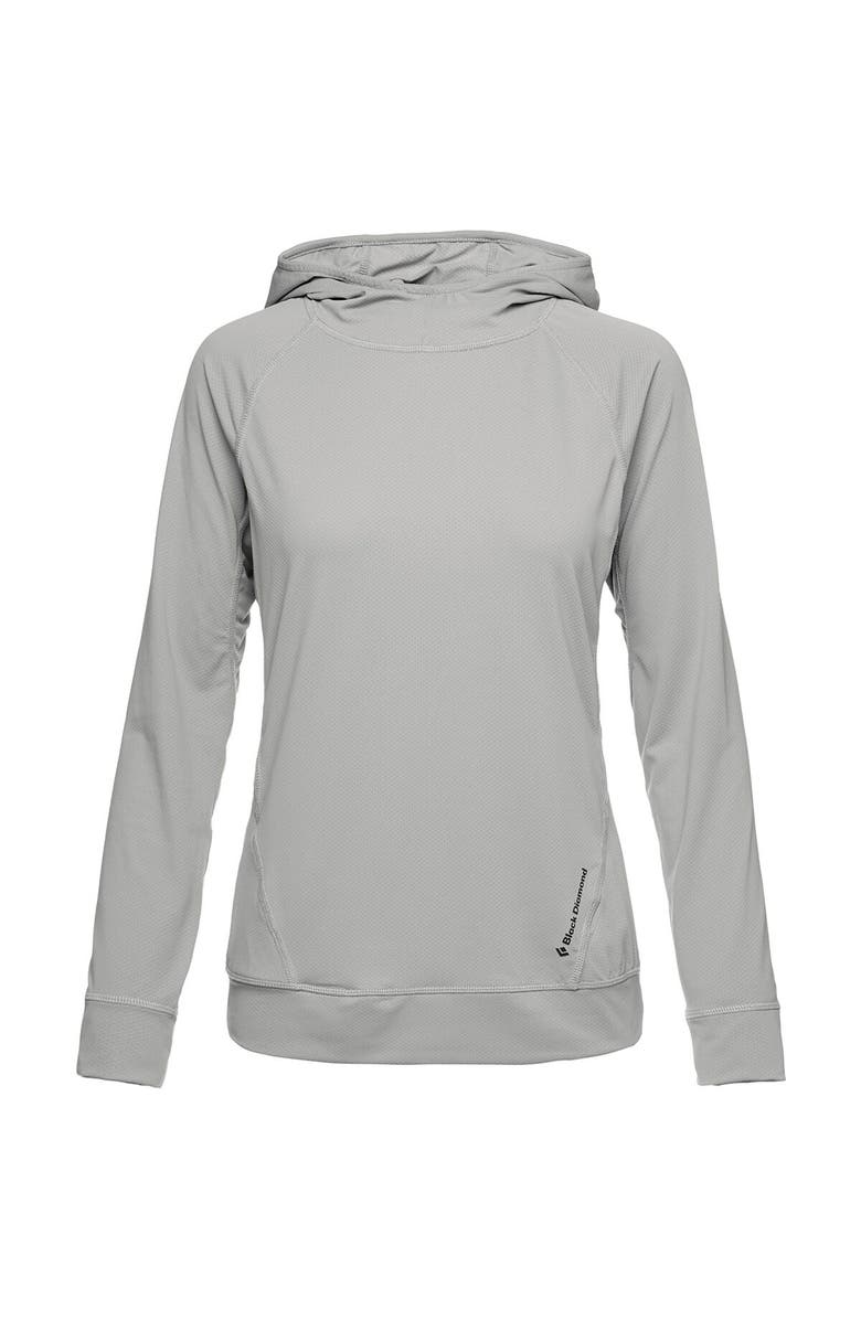 Black Diamond Alpenglow Hooded Long-Sleeve Shirt - Women's, Alternate, color, Pewter