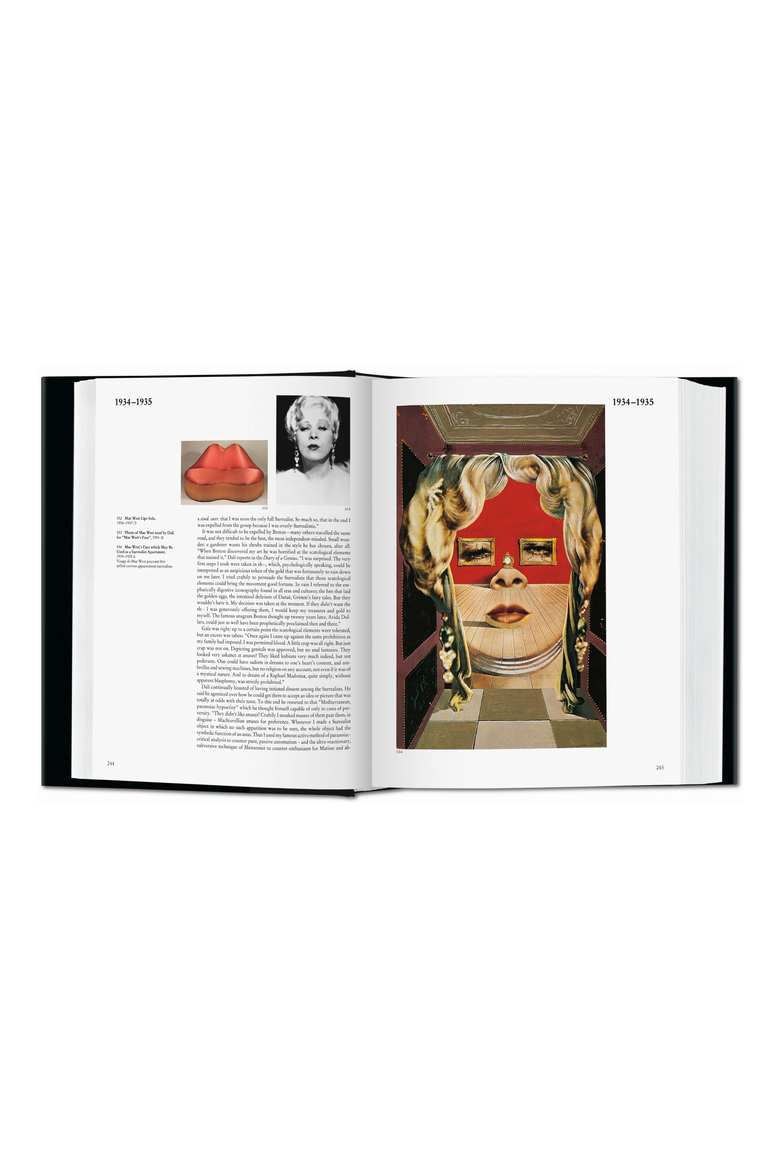 Dalí The Paintings Book, Alternate, color, Black