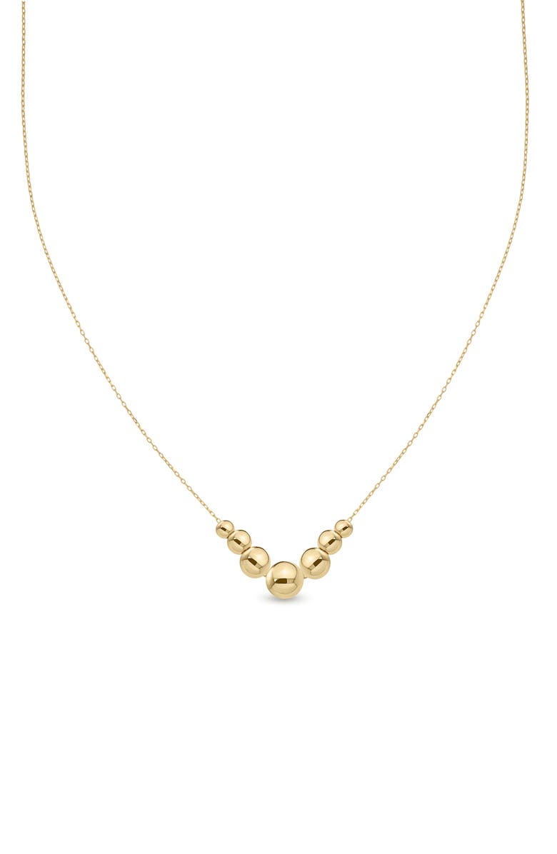 Bony Levy 14K Gold Bead Pendant Necklace, Main, color, 14K Yellow Gold