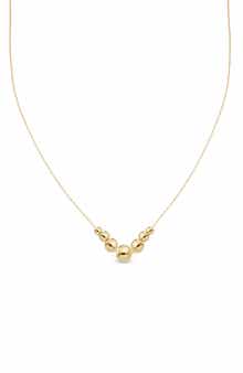 Bony Levy 14K Gold Bead Pendant Necklace