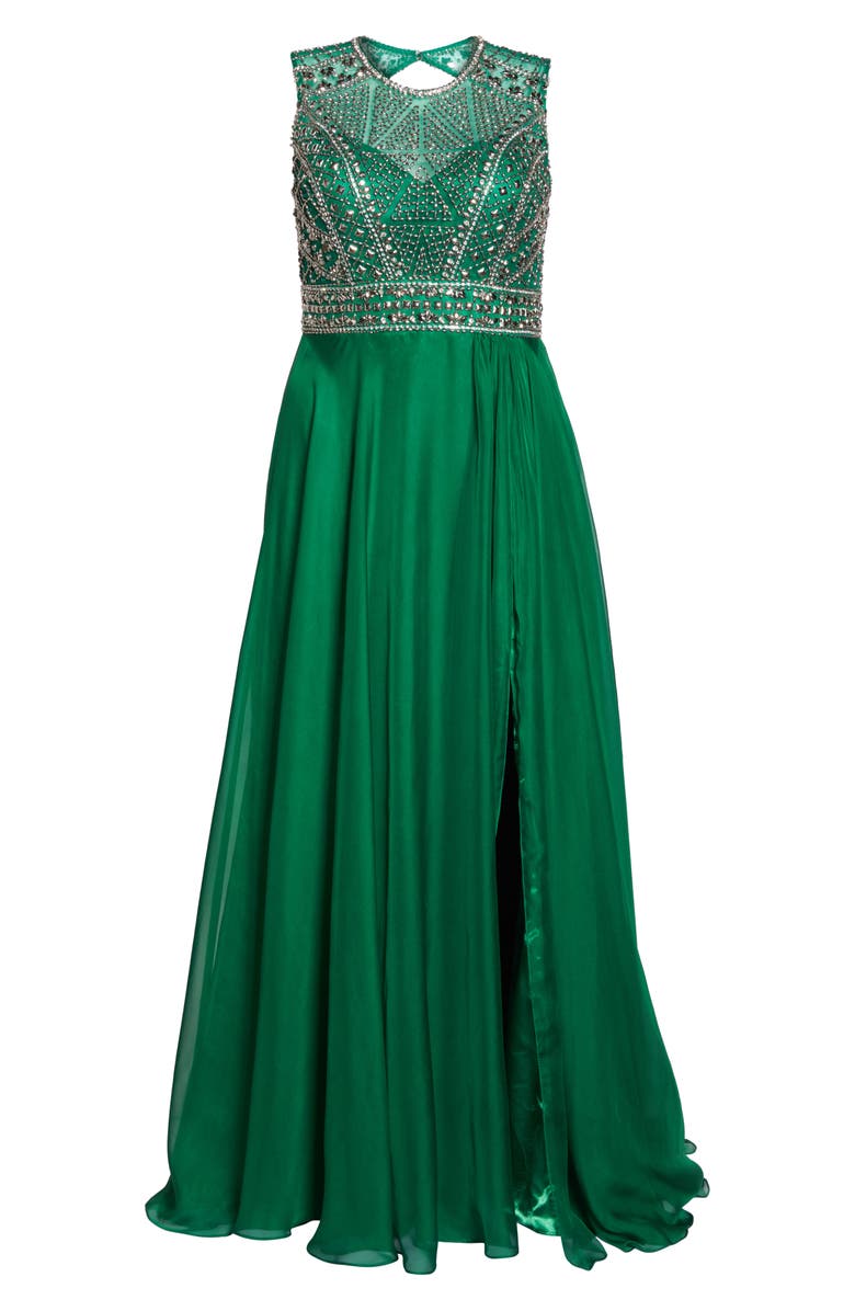 Mac Duggal Embellished Ballgown, Alternate, color,