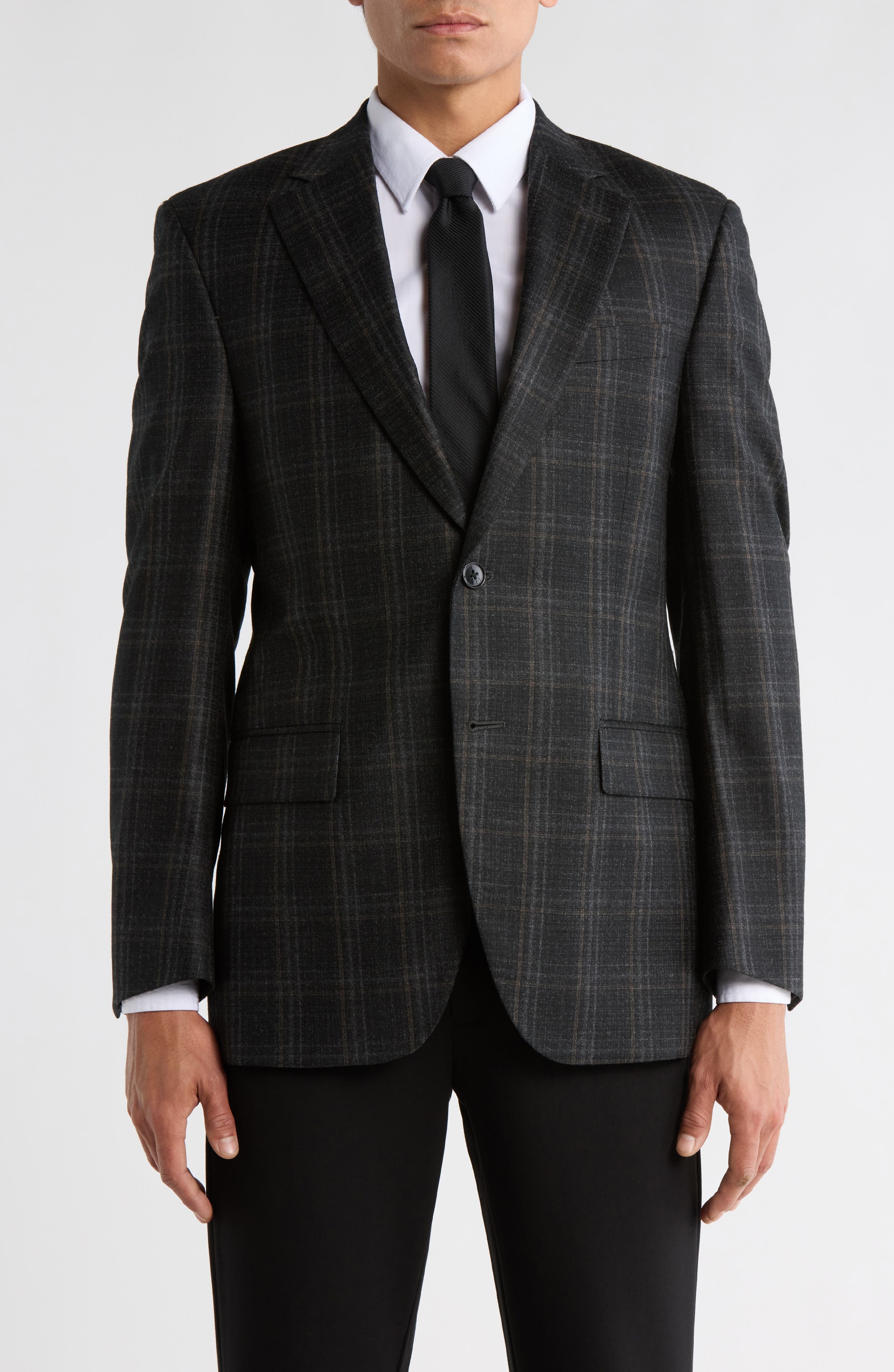 Peter Millar Plaid Wool Sport Coat