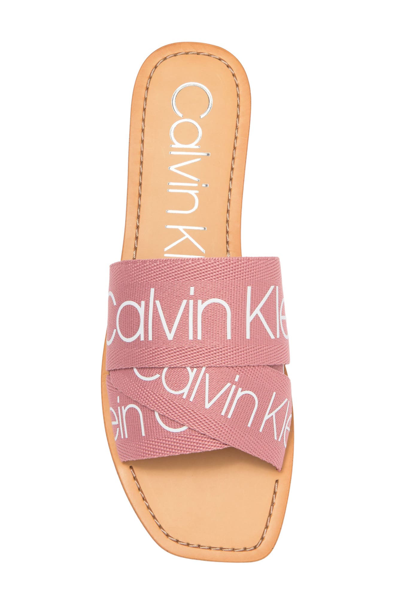 Calvin Klein Bainy Flat Sandal, Alternate, color, 