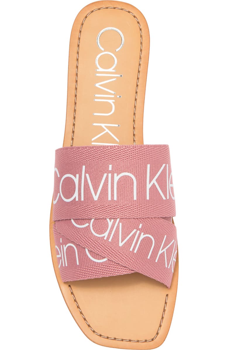 Calvin Klein Bainy Flat Sandal, Alternate, color,