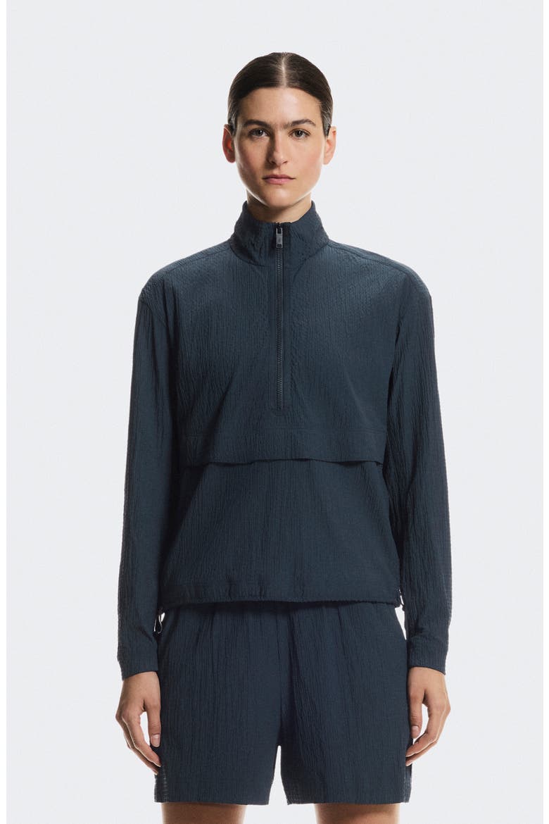 Courtside Half Zip Pullover, Alternate, color, MIDNIGHT