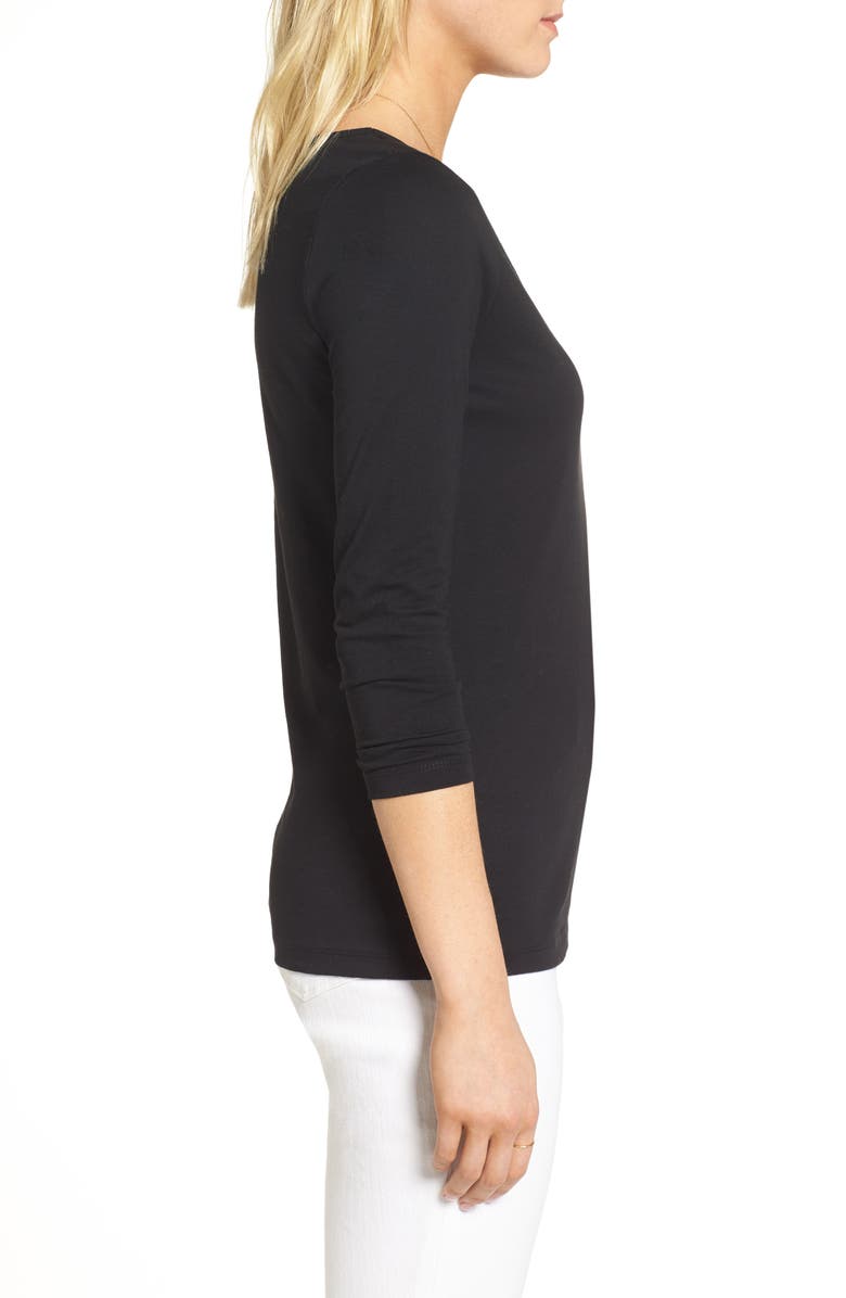 1901 Bateau Neck Tee, Alternate, color,