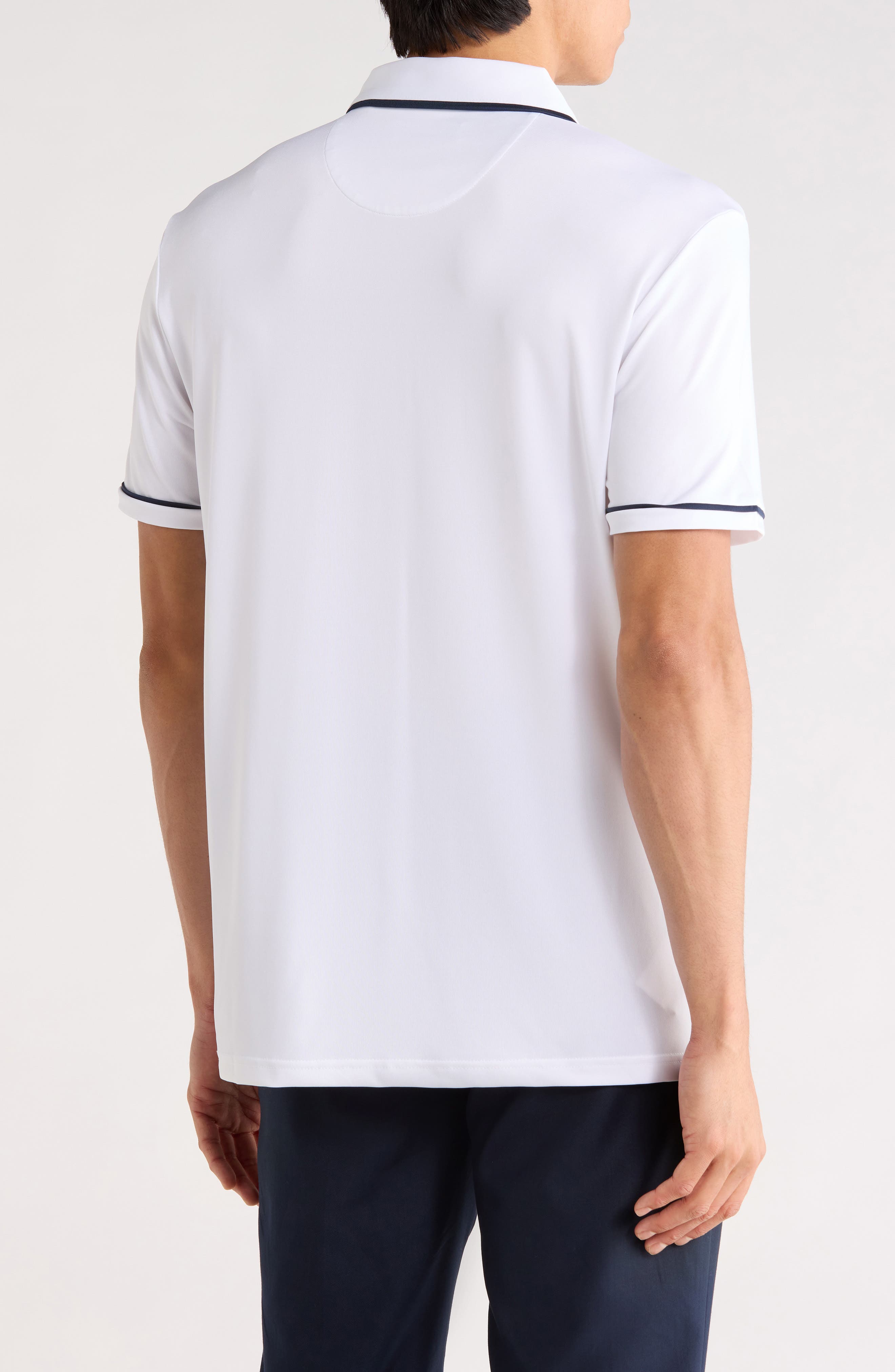 Tipped Knit Polo - image 4