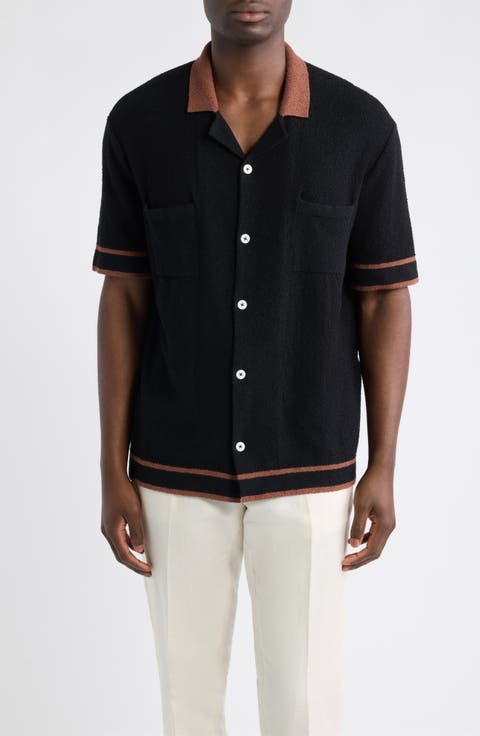 Armando Cotton Blend Knit Shirt