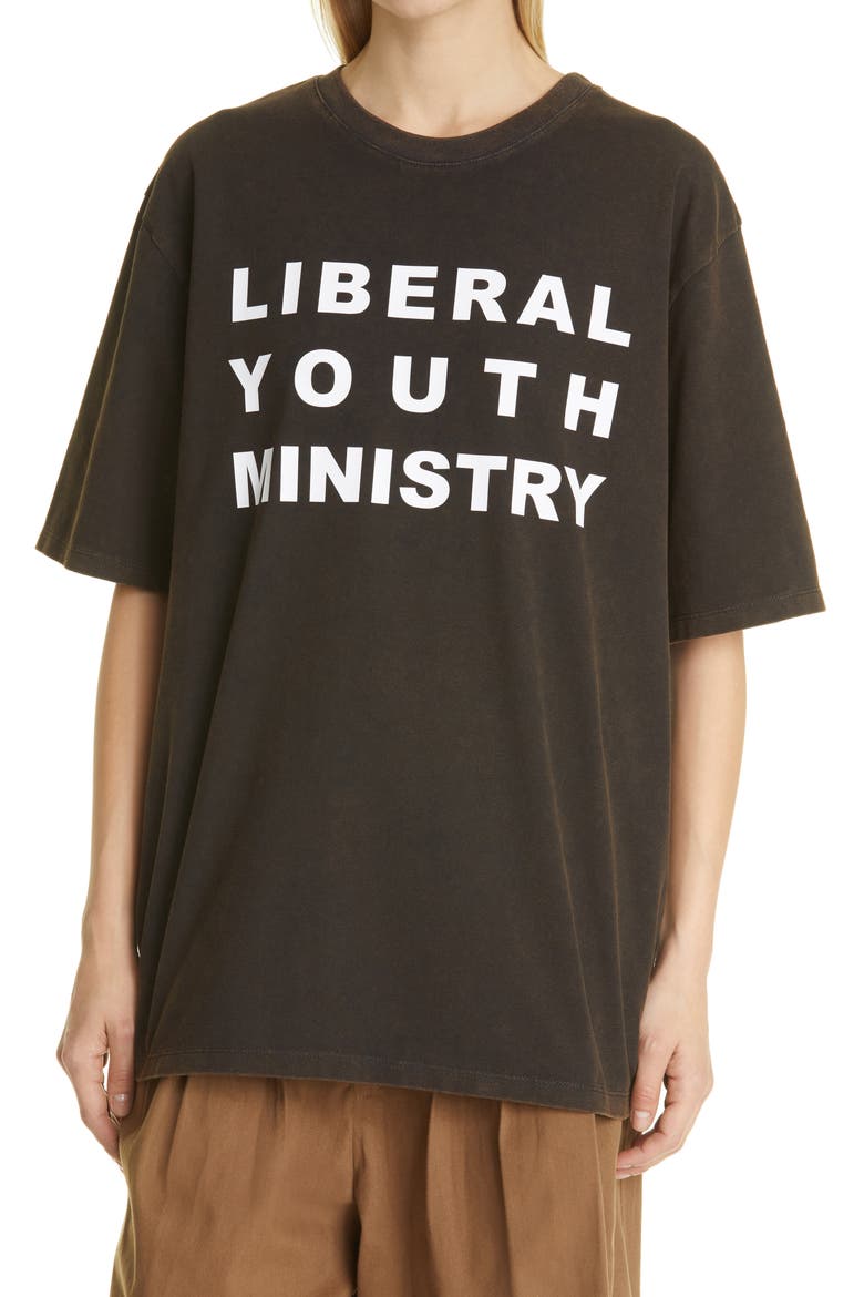 Unisex Logo Graphic Tee, Alternate, color, DIRTY BLACK
