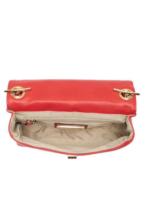 Valentino By Mario Valentino Beatriz Quilted Leather Top Handle Bag In Red