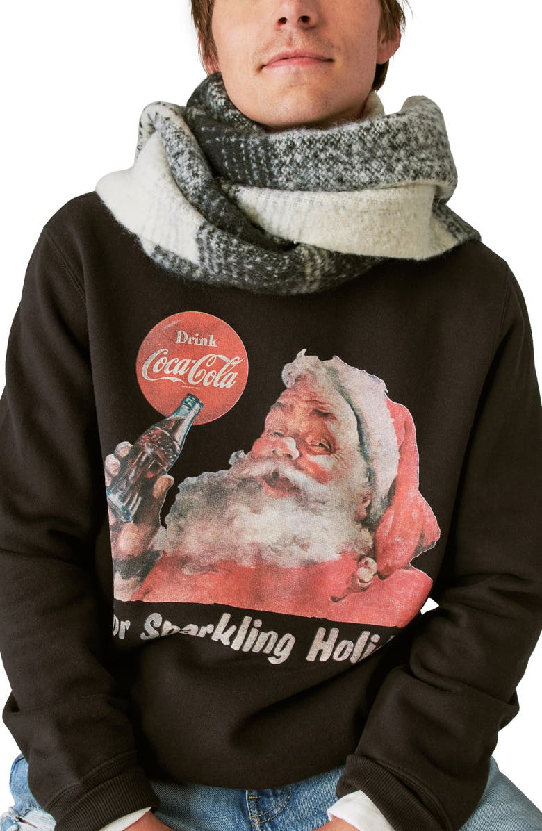 Lucky Brand Coca-Cola<sup>®</sup> Holiday Crewneck Sweatshirt, Alternate, color,
