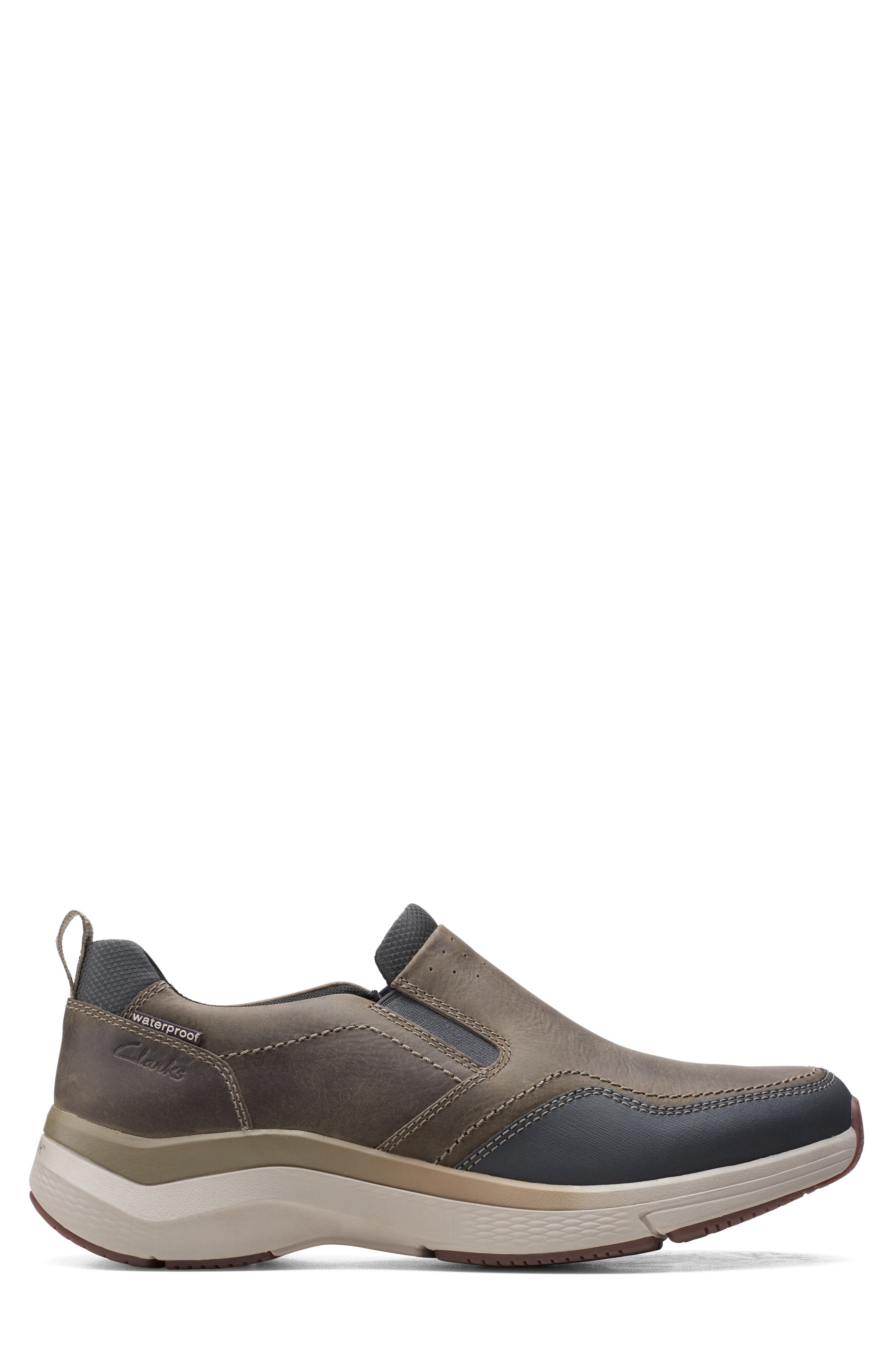 Wave 2.0 Waterproof Slip-On Sneaker, Alternate, color, SAGE OILY TUMBLED LEATHER