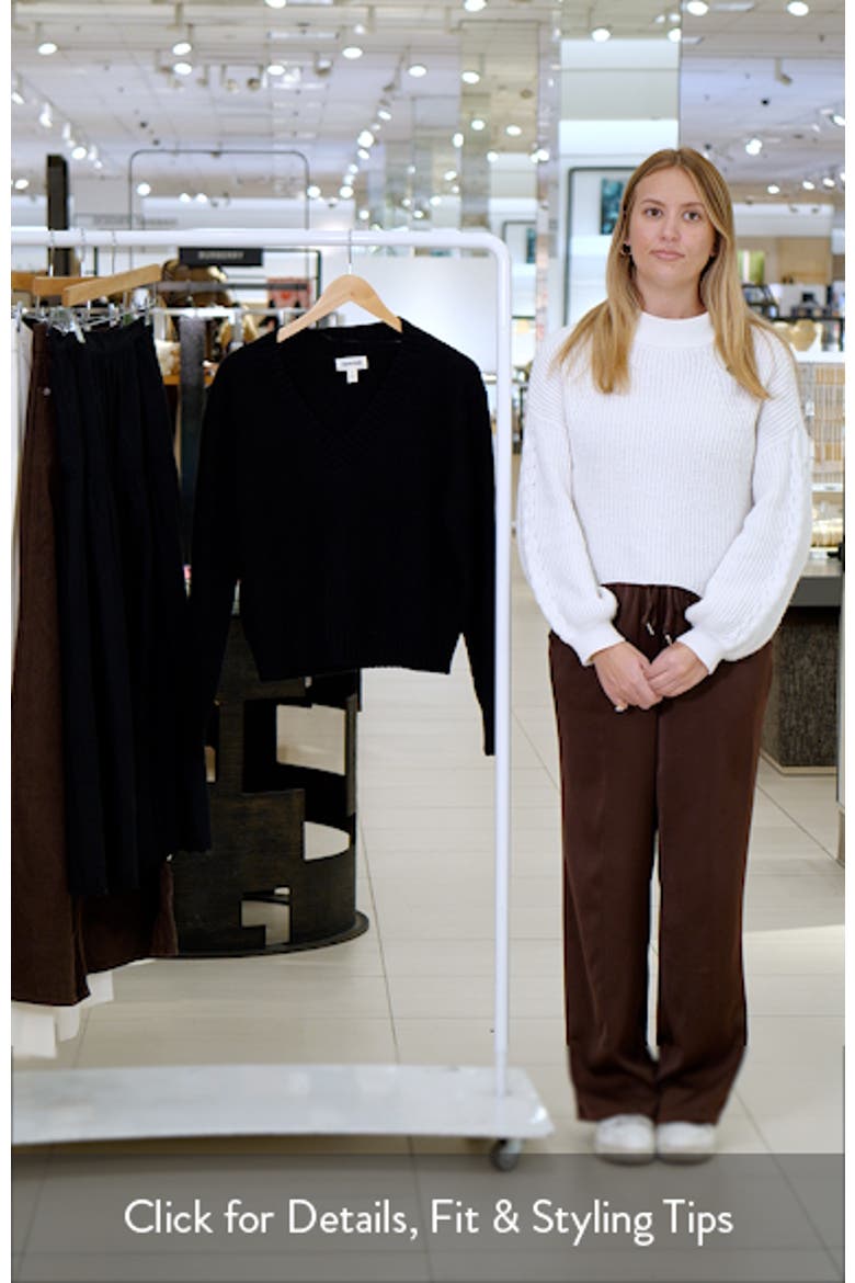 Rib V-Neck Sweater video