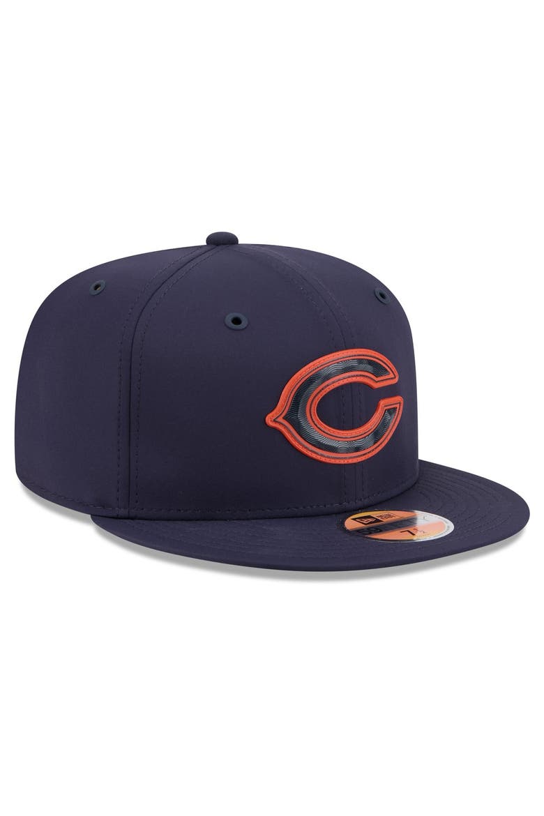 Men's New Era Navy Chicago Bears 2026 Sideline 59FIFTY Fitted Hat, Alternate, color, Navy