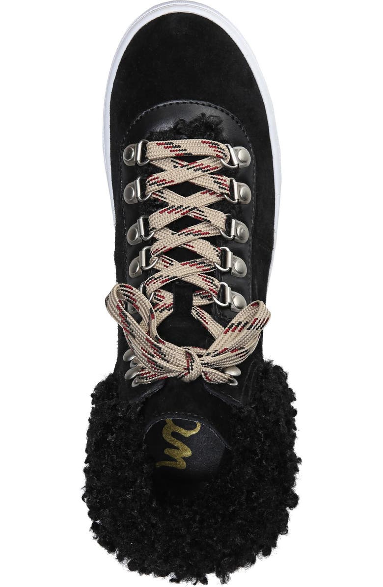 Sam Edelman Luther Faux Shearling High Top Sneaker, Alternate, color,
