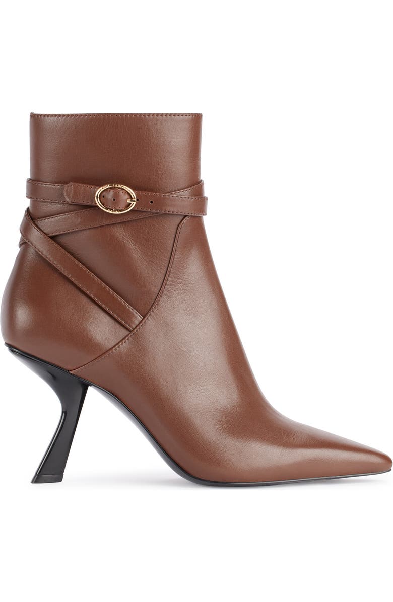 KARL LAGERFELD PARIS Karly Bootie, Alternate, color, Cognac
